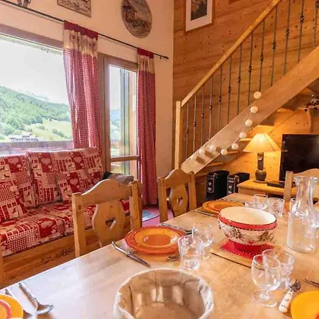 Apartment Sublime 3 Pieces Avec Mezzanine A Valmorel, 8 Pers, Animaux Admis, Parking En Option - Fr-1-291-784 *